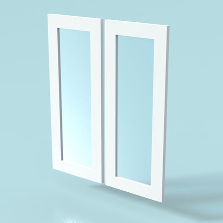 Glass Door 30"x12"x¾" (Set of 2)