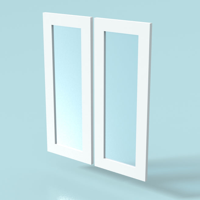 Glass Door 30"x12"x¾" (Set of 2)